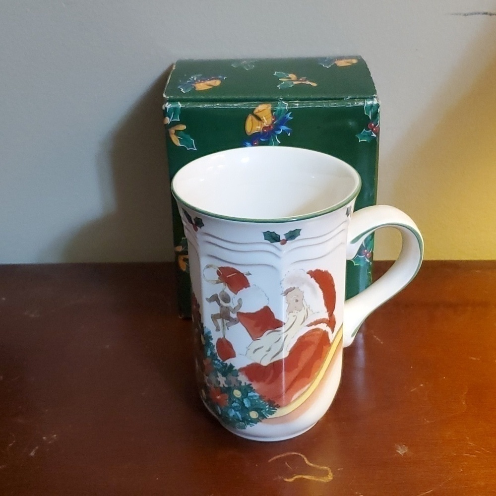 Mikasa French Countryside Santa's Magic Cappuccino Mug